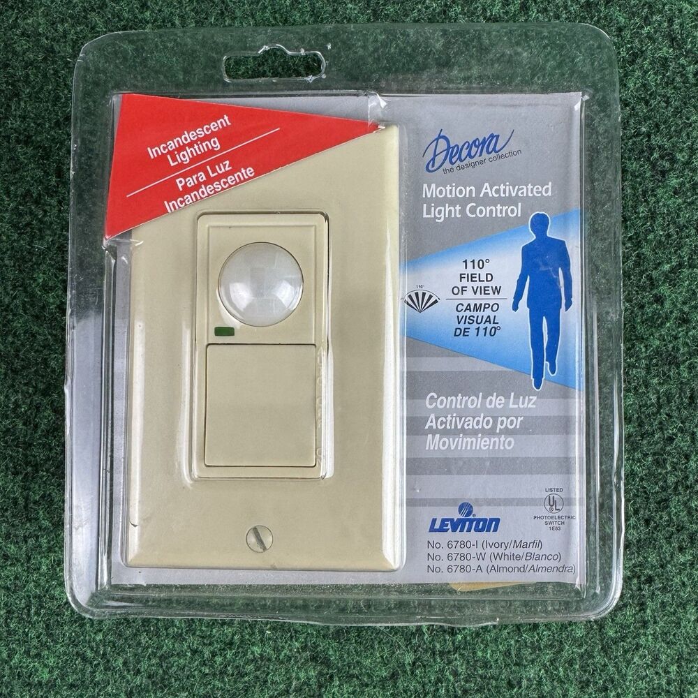 Motion Activated Light Control Leviton 6780-ISP Ivory